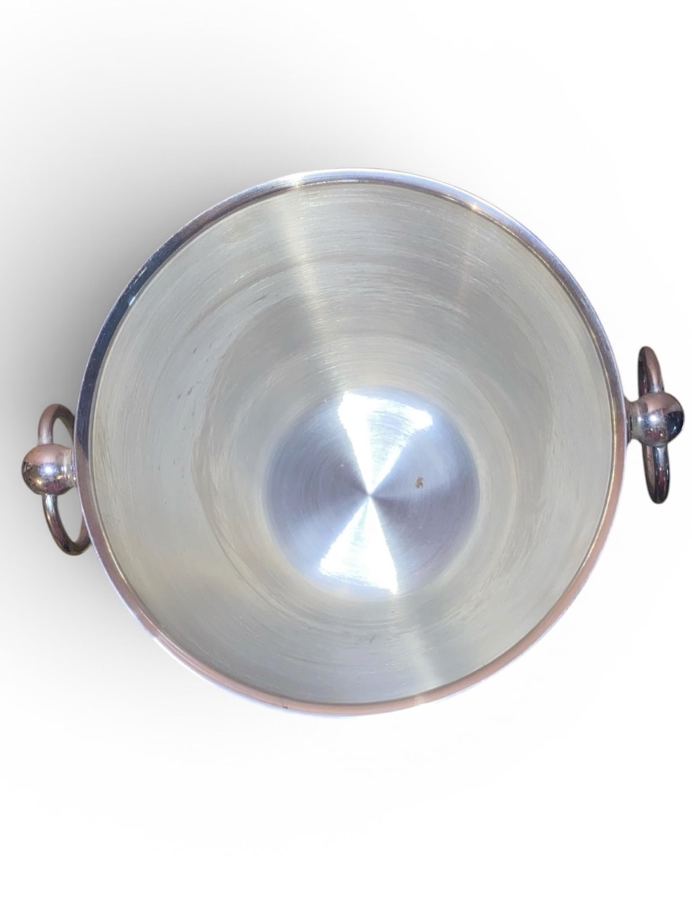 OGGI Stainless Steel Ice Bucket Bottle Chiller with Tongs Brushed Satin 7”x 7” - Picture 5 of 12